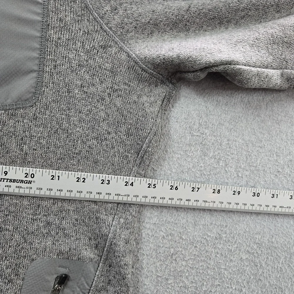 KUIU Men Jacket L Gray Base Camp High Loft Sweater Fleece READ
